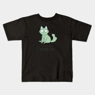 Zombie Cat Kids T-Shirt